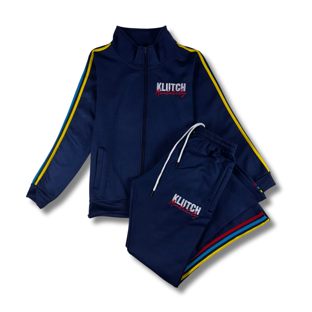 Essential Tracksuit - Navy Blue [Jacket or Pants]