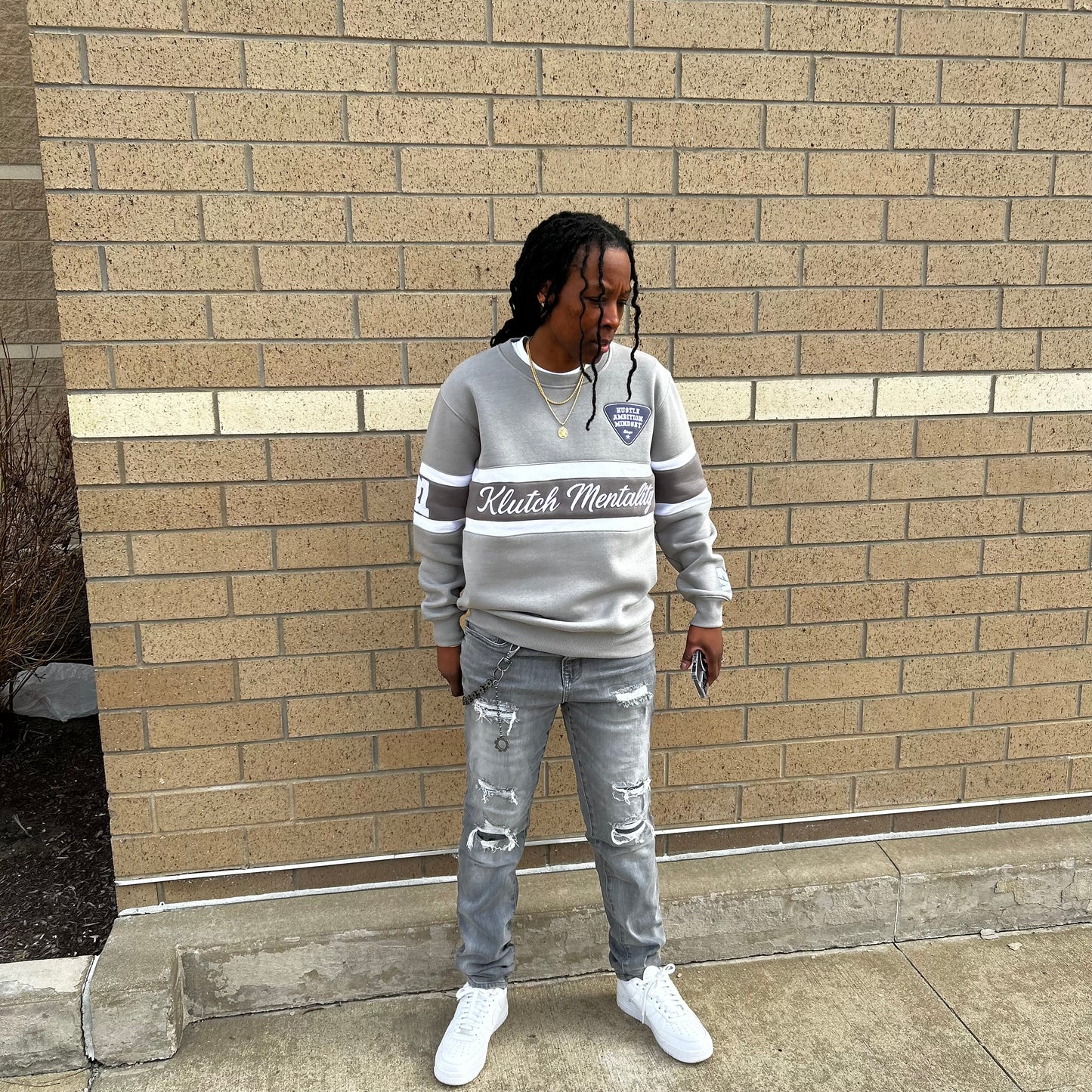 KLUTCH CREWNECK [GREY]